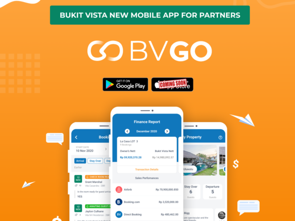 Bali Villa Management Bukit Vista Mobile App Android