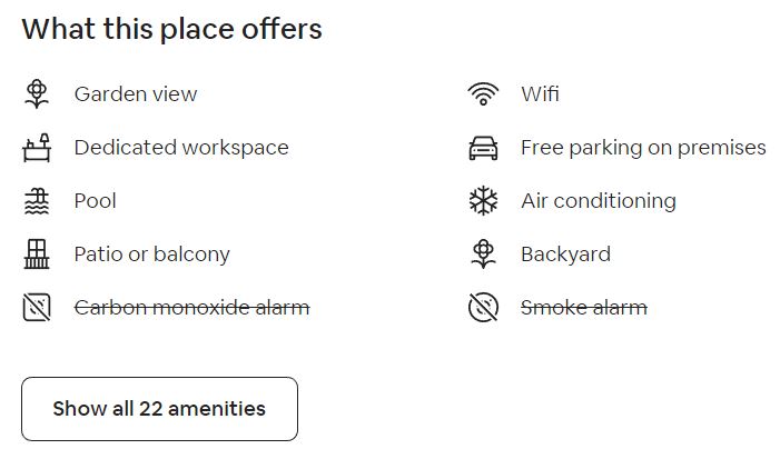 Bukit Vista-Airbnb-amenities