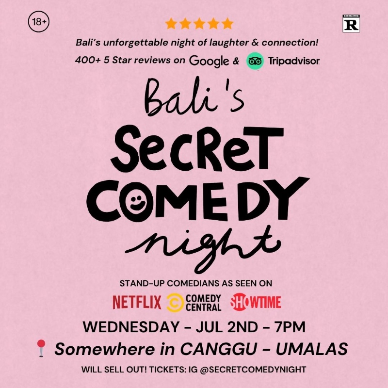 Secret Comedy Night Bali