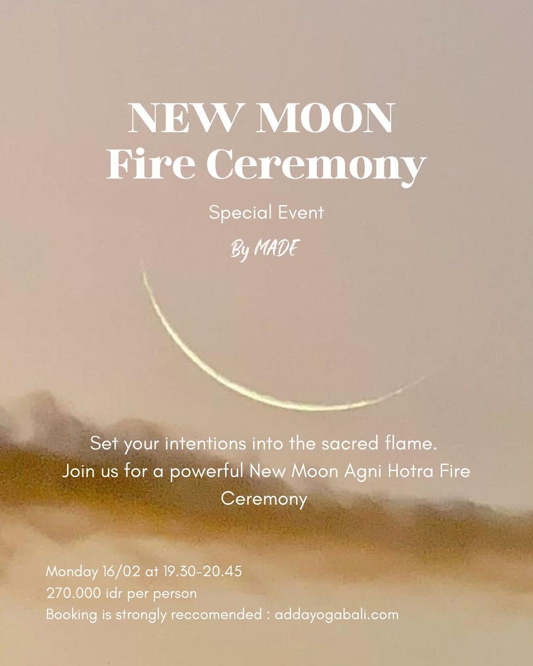 new moon fire ceremony